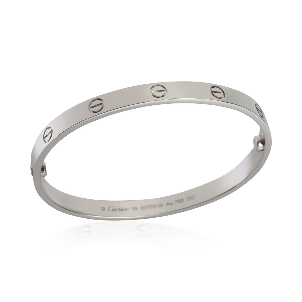 Cartier White Gold  Love Bracelet bv