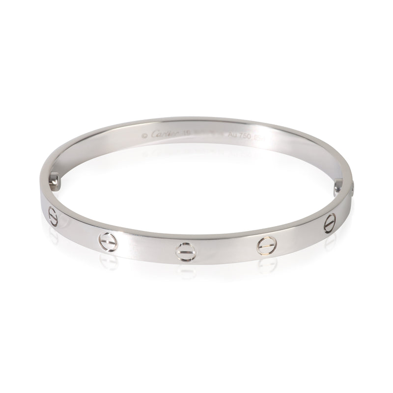 Cartier White Gold  Love Bracelet fv
