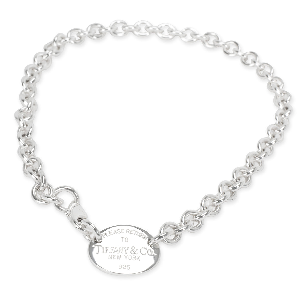 Tiffany & Co. Sterling Silver  Return To Tiffany Necklace pv