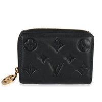 Louis Vuitton Black Monogram Embossed Lambskin Lou Coussin Wallet Handbag id