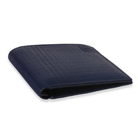 Loewe Blue Calfskin Linen Anagram Bifold Wallet Wallet box