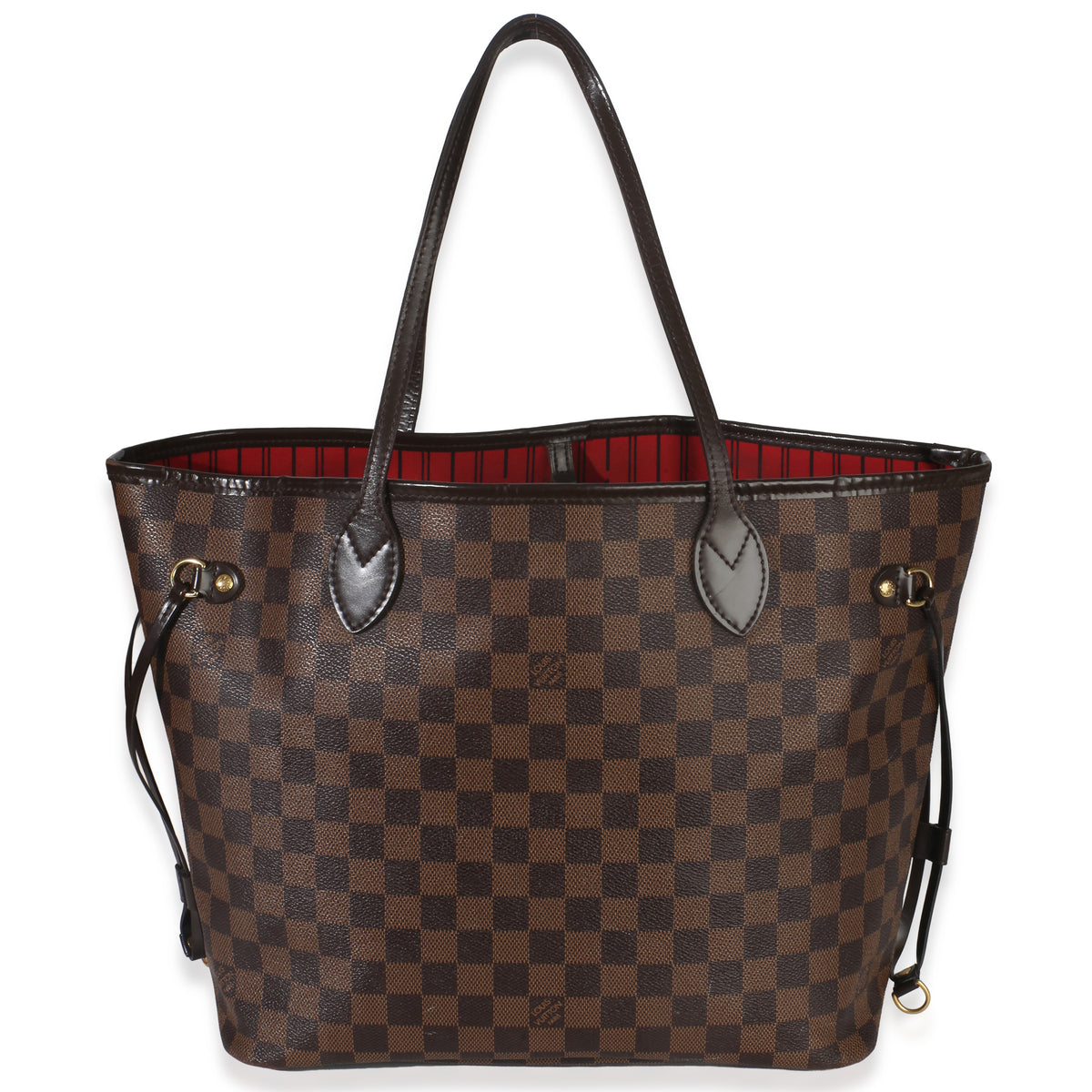 Louis Vuitton Damier Ebene Canvas Neverfull MM Handbag bv