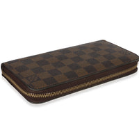 Louis Vuitton Damier Ebene Canvas Zippy Wallet Wallet clasp