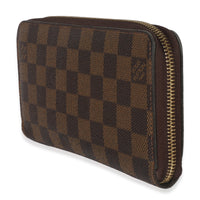 Louis Vuitton Damier Ebene Canvas Zippy Wallet Wallet sv