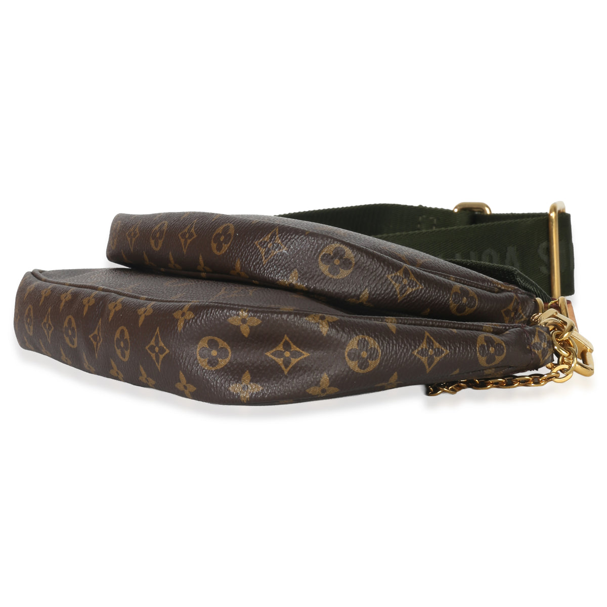 Louis Vuitton Kaki Monogram Canvas Multi Pochette Accessoires Handbag box