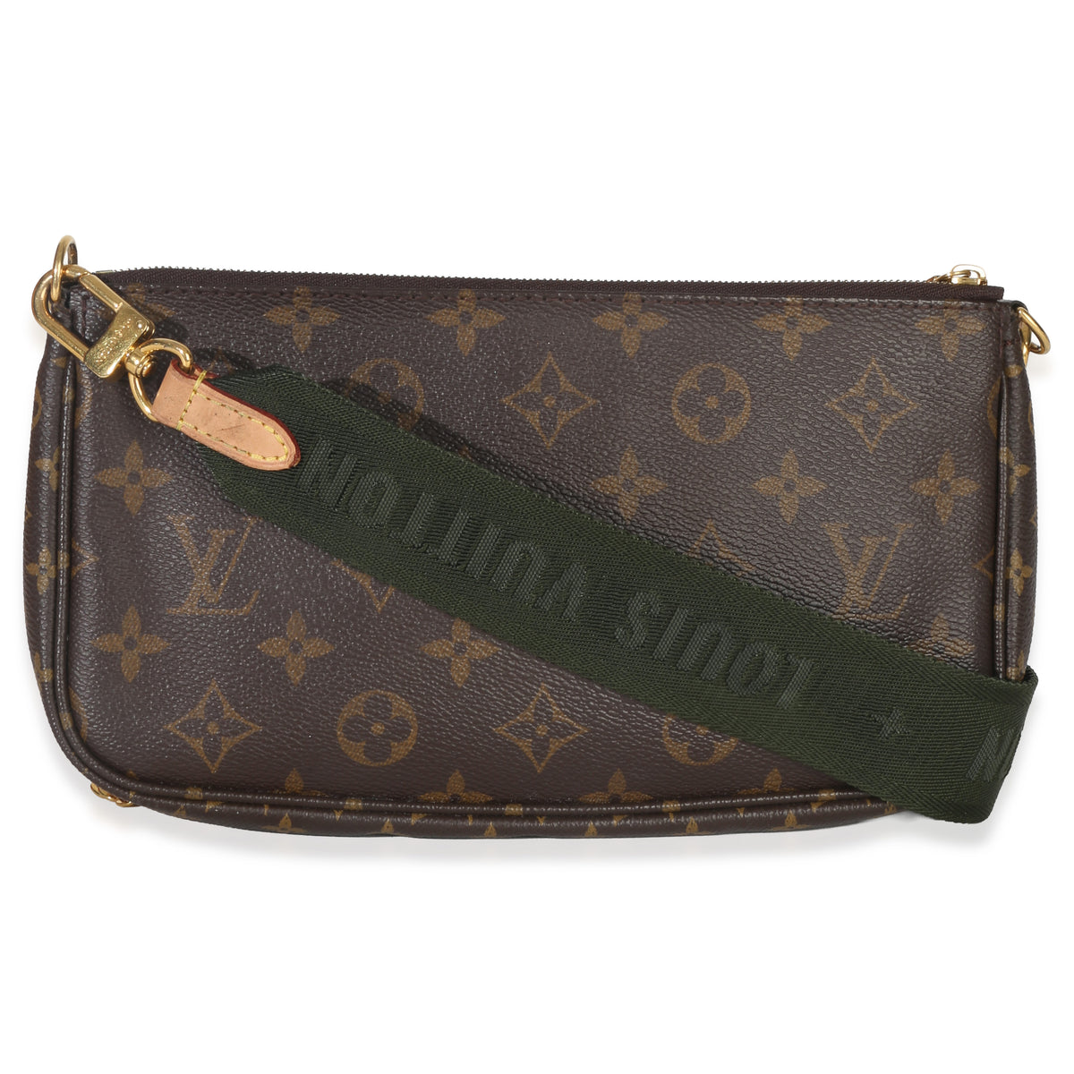 Louis Vuitton Kaki Monogram Canvas Multi Pochette Accessoires Handbag bv