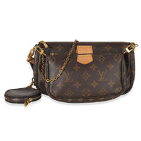 Louis Vuitton Kaki Monogram Canvas Multi Pochette Accessoires Handbag fv