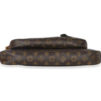 Louis Vuitton Kaki Monogram Canvas Multi Pochette Accessoires Handbag stamp