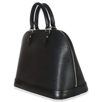 Louis Vuitton Black Epi Alma PM Handbag sv
