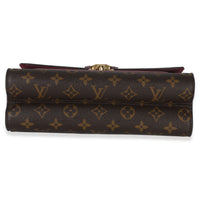 Louis Vuitton Burgundy Brown Monogram Canvas Victoire Chain Bag Handbag ad1