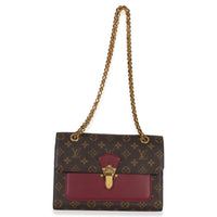 Louis Vuitton Burgundy Brown Monogram Canvas Victoire Chain Bag Handbag av