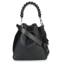 Louis Vuitton Black Monogram Mahina Muria Handbag bv