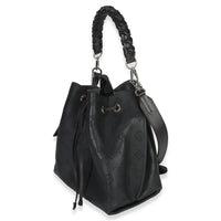 Louis Vuitton Black Monogram Mahina Muria Handbag sv