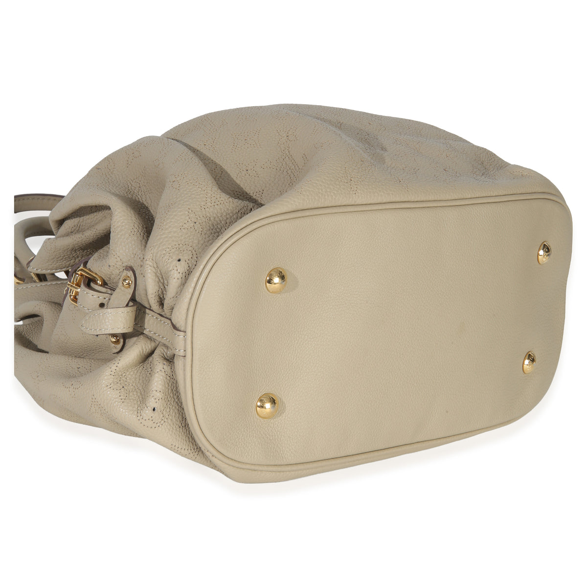 Louis Vuitton Beige Monogram Mahina L Hobo Handbag av