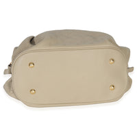 Louis Vuitton Beige Monogram Mahina L Hobo Handbag box