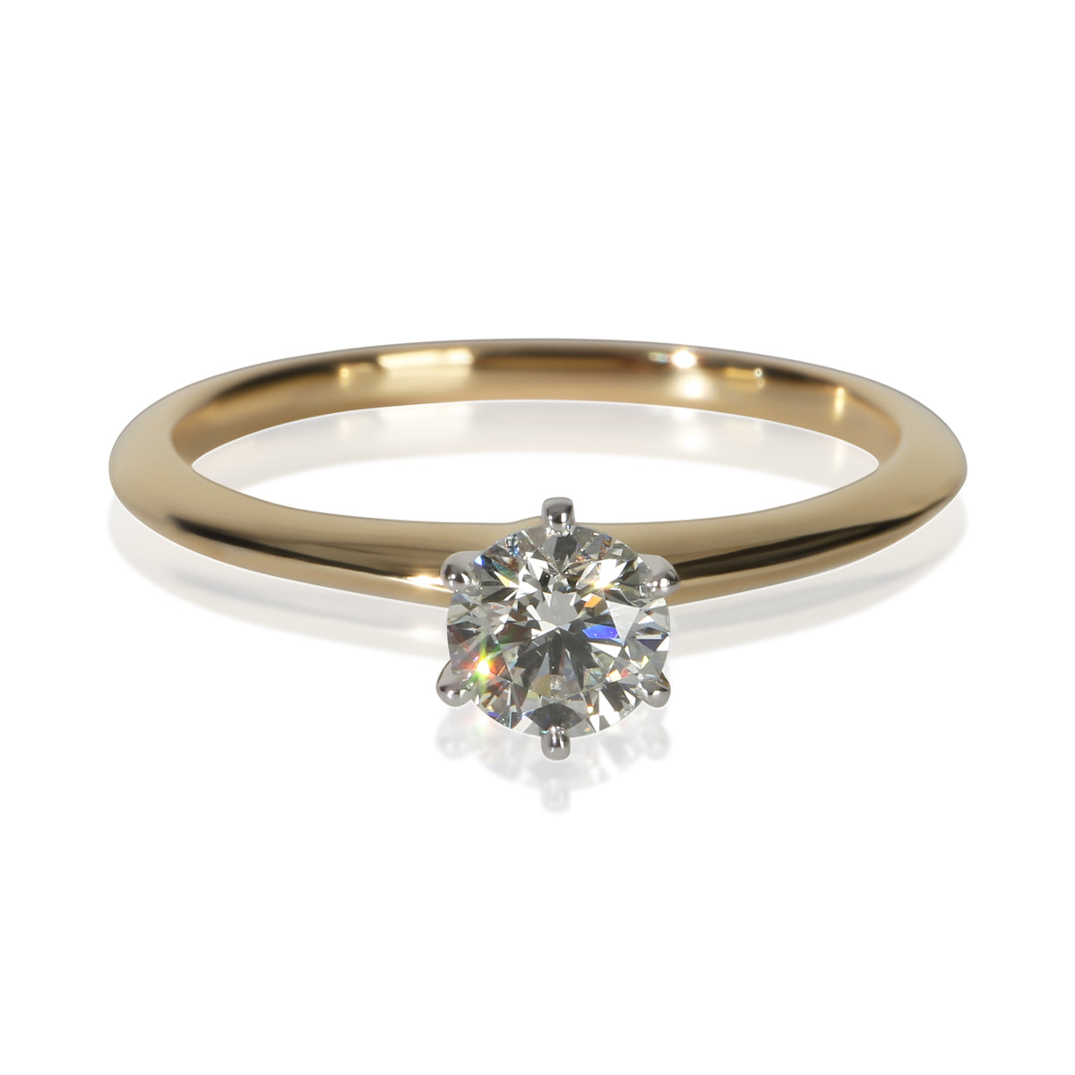 Tiffany & Co. 0.51 ct Round Brilliant Diamond Engagement Ring fv