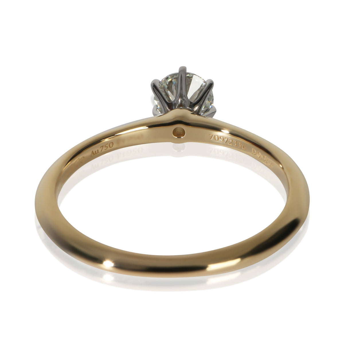 Tiffany & Co. 0.51 ct Round Brilliant Diamond Engagement Ring pv
