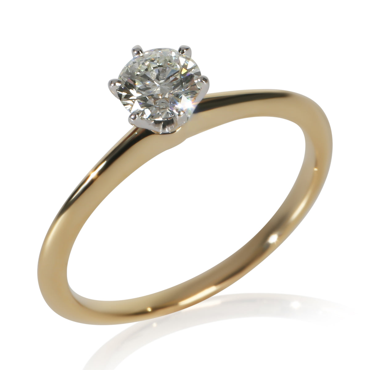 Tiffany & Co. 0.51 ct Round Brilliant Diamond Engagement Ring bv