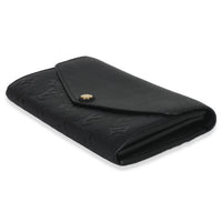 Louis Vuitton Black Empreinte Sarah Wallet Wallet box