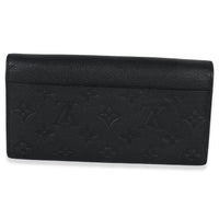 Louis Vuitton Black Empreinte Sarah Wallet Wallet bv