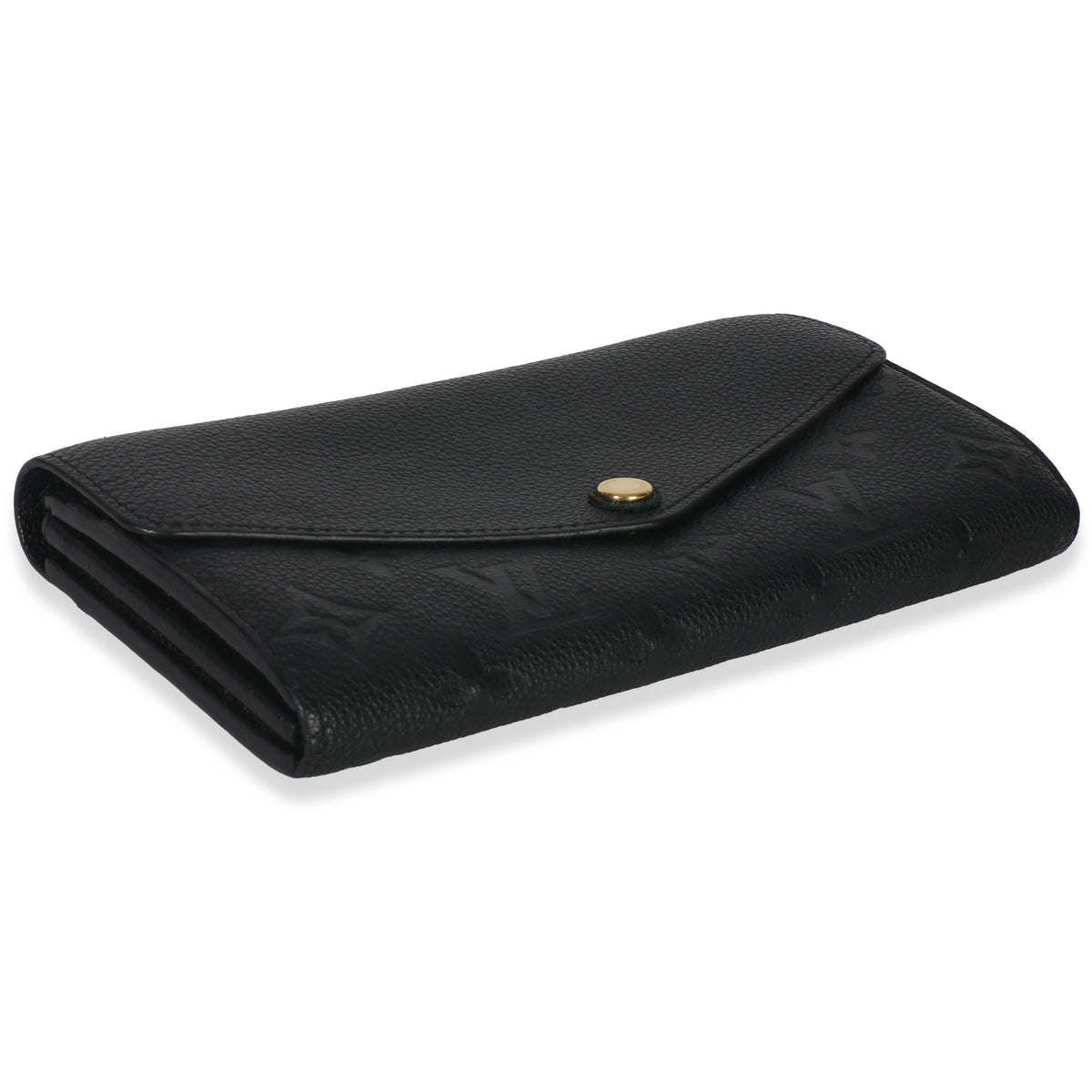 Louis Vuitton Black Empreinte Sarah Wallet Wallet clasp