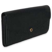 Louis Vuitton Black Empreinte Sarah Wallet Wallet pv