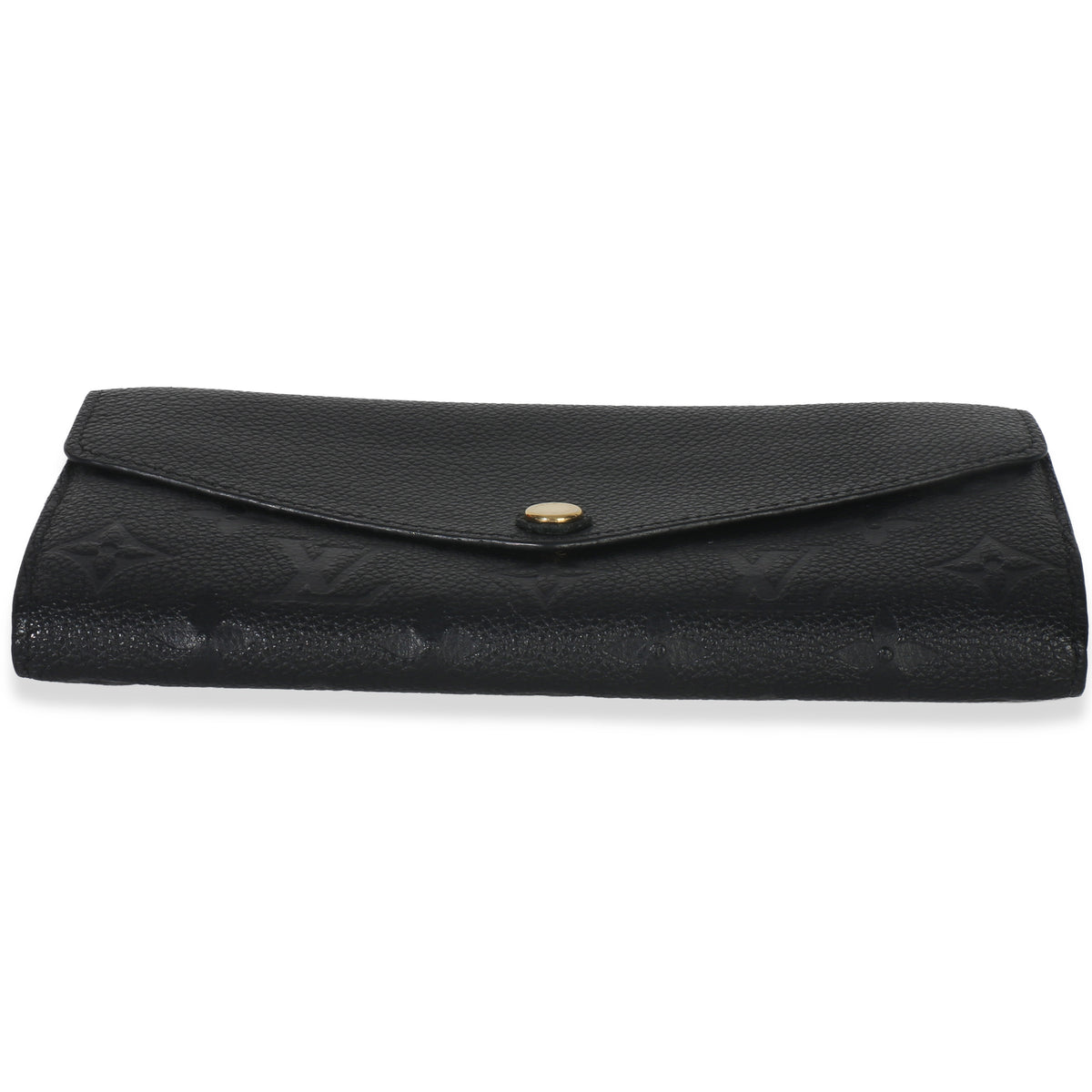 Louis Vuitton Black Empreinte Sarah Wallet Wallet stamp