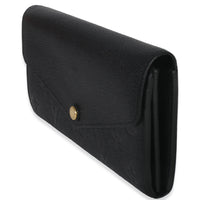 Louis Vuitton Black Empreinte Sarah Wallet Wallet sv