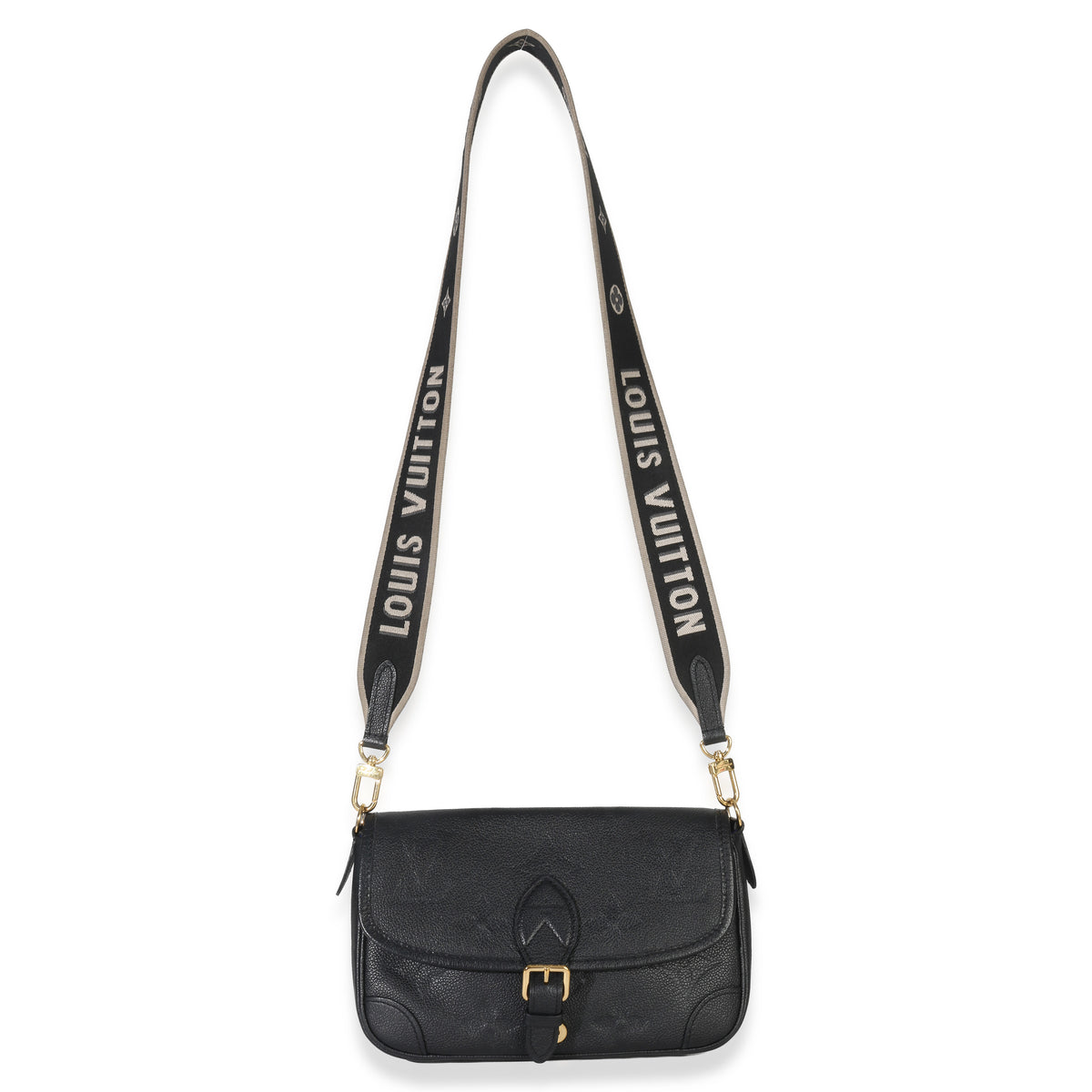 Louis Vuitton Black Giant Monogram Empreinte Diane Bag Handbag av