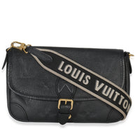 Louis Vuitton Black Giant Monogram Empreinte Diane Bag Handbag fv