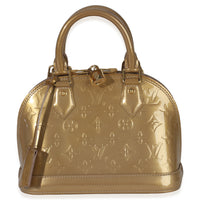 Louis Vuitton Beige Poudre Monogram Vernis Alma BB Handbag id