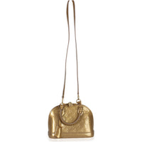 Louis Vuitton Beige Poudre Monogram Vernis Alma BB Handbag ad1