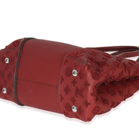 Louis Vuitton Red Tuffetage Veau Cachemire Tote W MM Handbag box