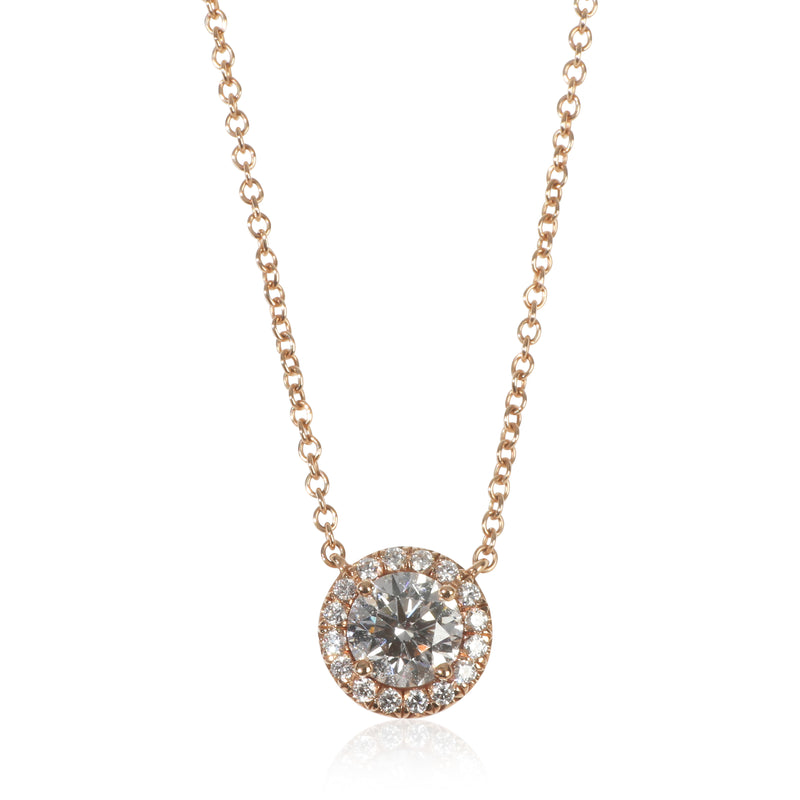 Tiffany & Co. Rose Gold Diamond Soleste Pendant fv