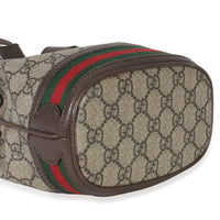 Gucci Beige GG Supreme Canvas Ophidia Mini Bucket Bag Handbag clasp
