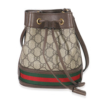 Gucci Beige GG Supreme Canvas Ophidia Mini Bucket Bag Handbag id