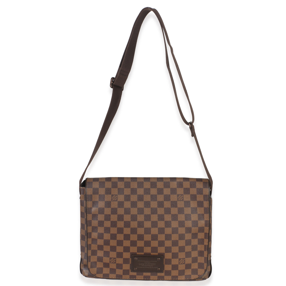Louis Vuitton Damier Ebene Canvas Brooklyn MM Handbag av