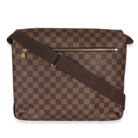 Louis Vuitton Damier Ebene Canvas Brooklyn MM Handbag bv