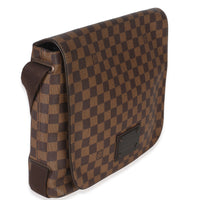Louis Vuitton Damier Ebene Canvas Brooklyn MM Handbag pv