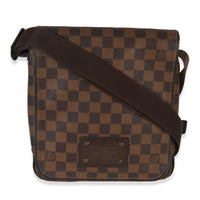 Louis Vuitton Damier Ebene Canvas Brooklyn PM Handbag fv
