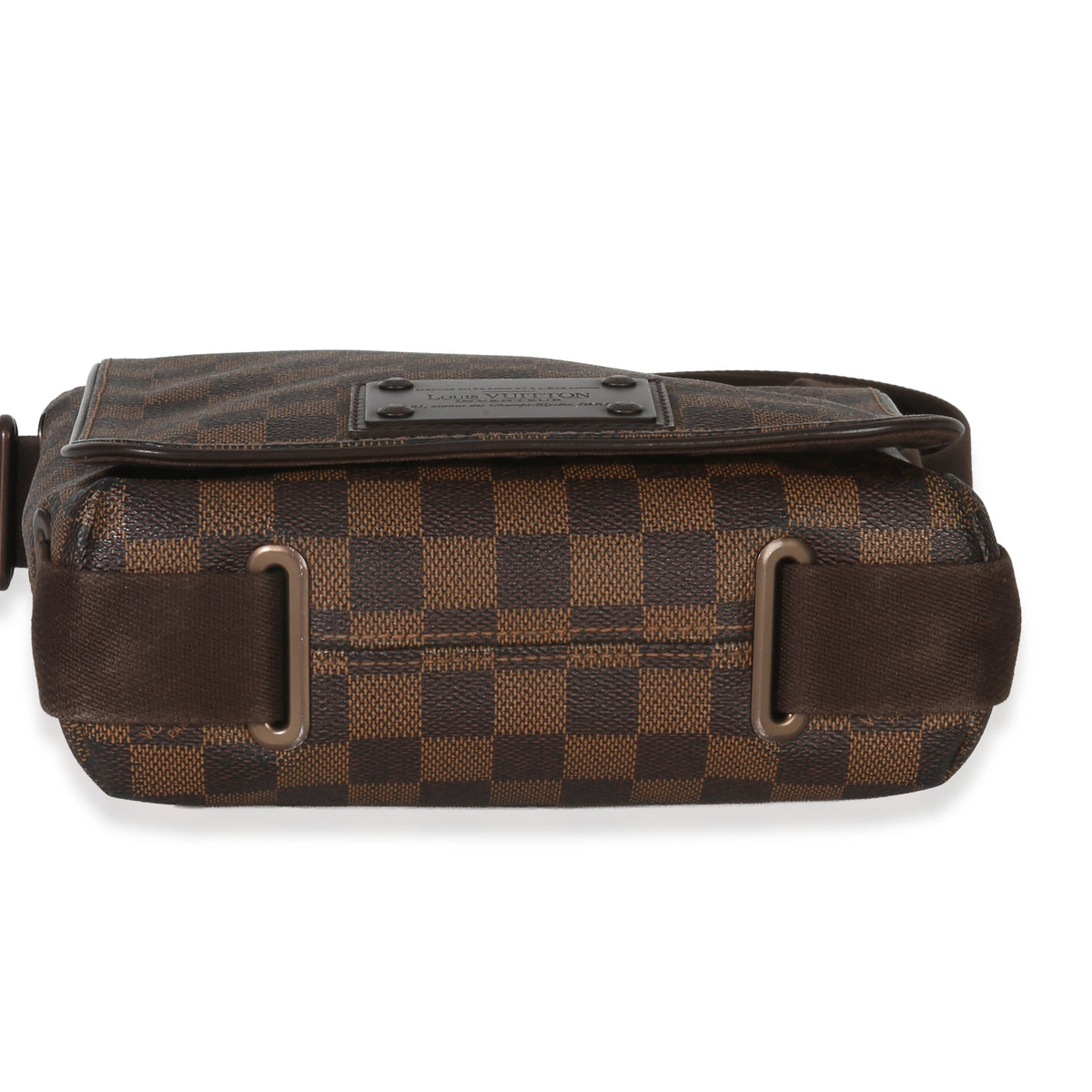 Louis Vuitton Damier Ebene Canvas Brooklyn PM Handbag stamp