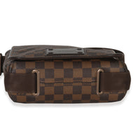Louis Vuitton Damier Ebene Canvas Brooklyn PM Handbag stamp