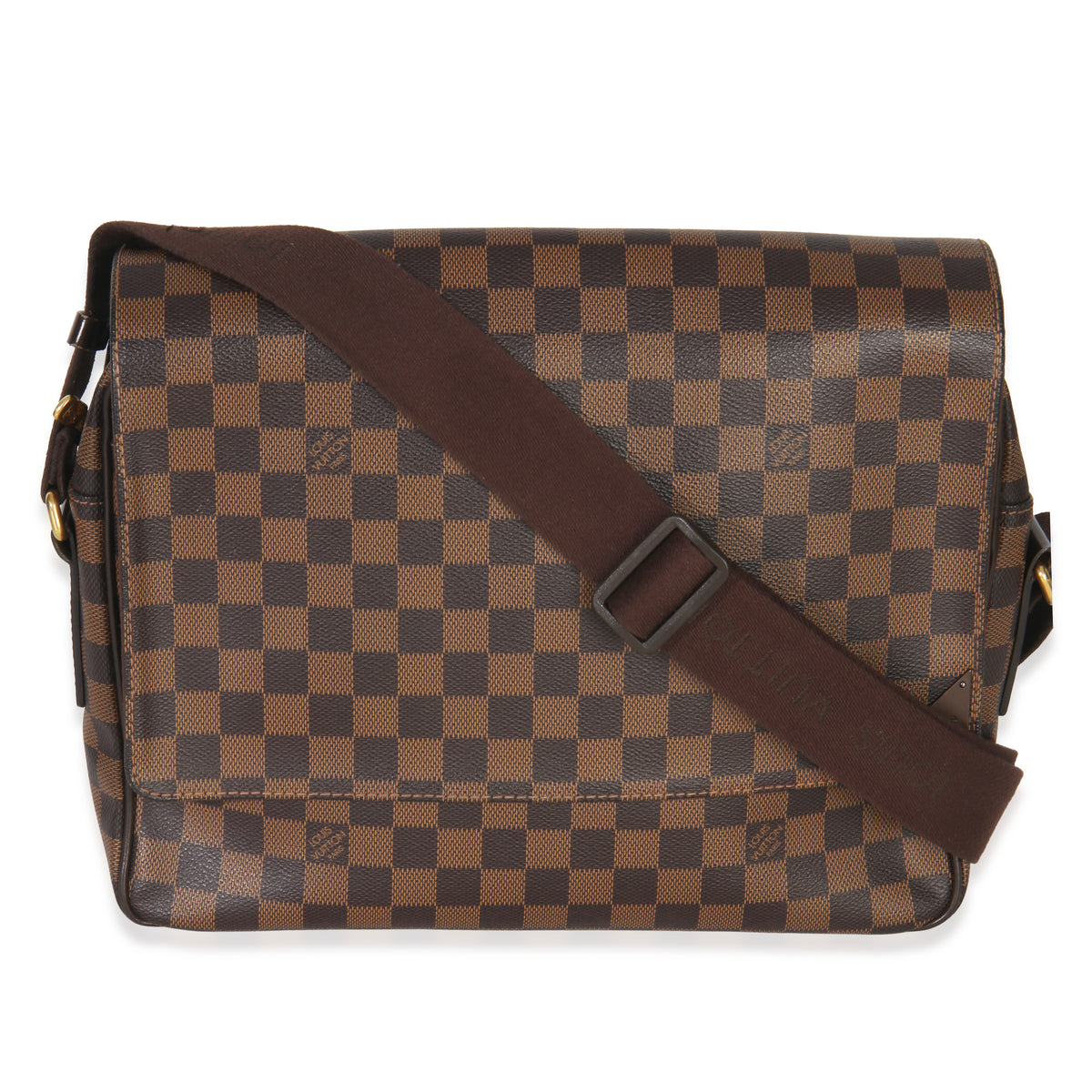 Louis Vuitton Damier Ebene Canvas Shelton Messenger MM Handbag fv