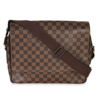 Louis Vuitton Damier Ebene Canvas Shelton Messenger MM Handbag fv