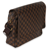 Louis Vuitton Damier Ebene Canvas Shelton Messenger MM Handbag pv