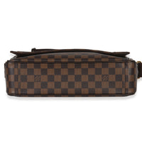 Louis Vuitton Damier Ebene Canvas Shelton Messenger MM Handbag stamp