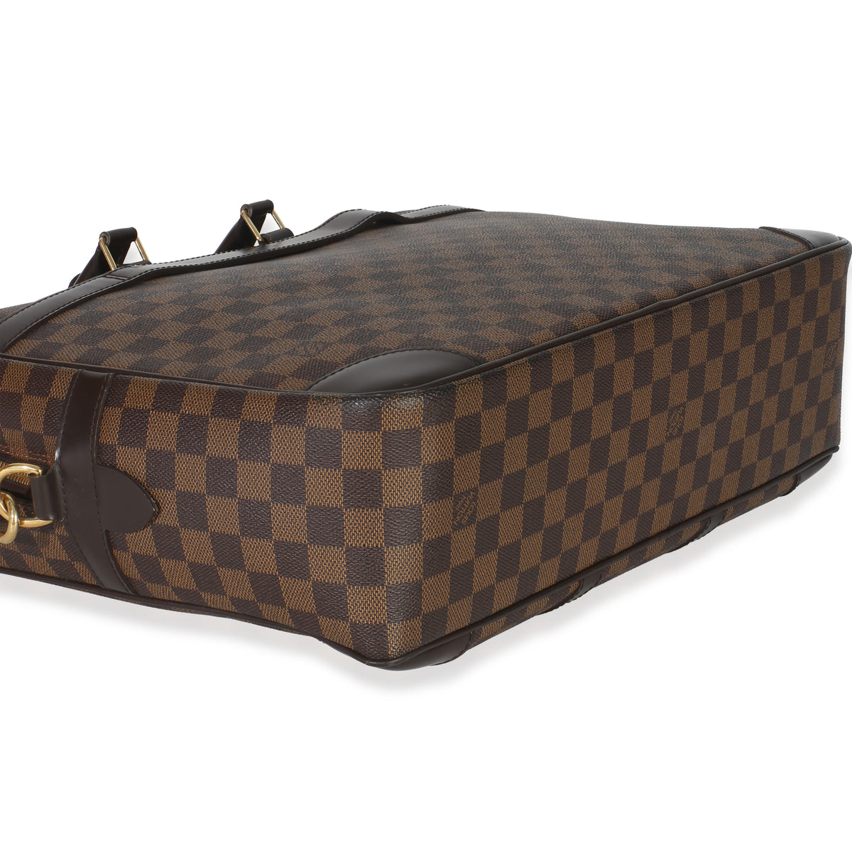 Louis Vuitton Damier Ebene Canvas Porte Documents Voyage GM Handbag clasp