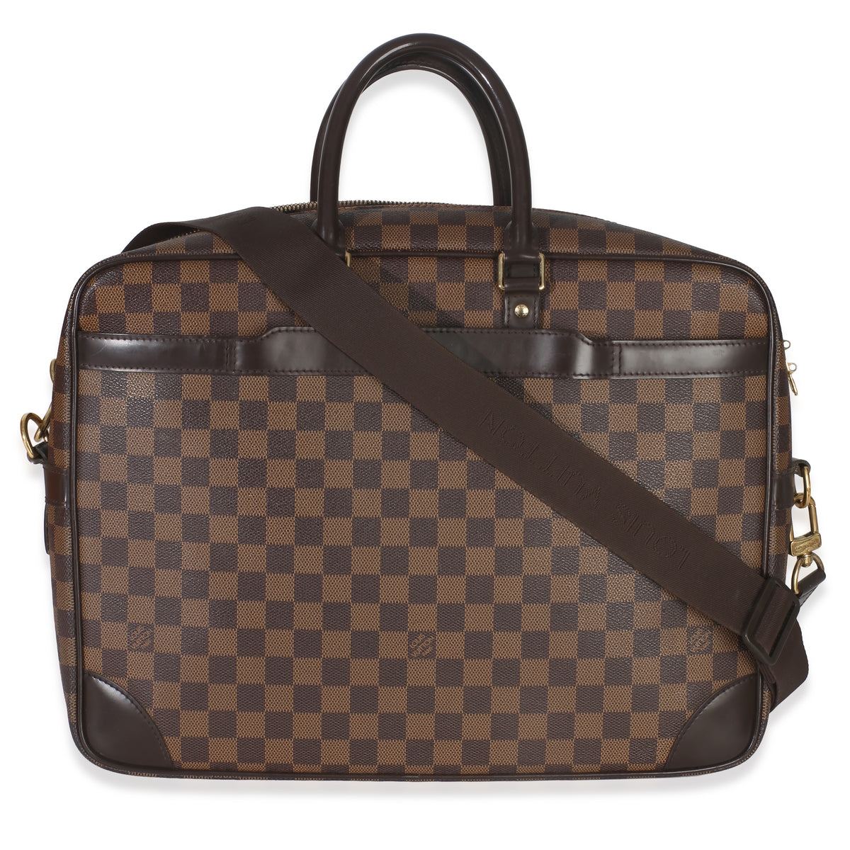 Louis Vuitton Damier Ebene Canvas Porte Documents Voyage GM Handbag fv
