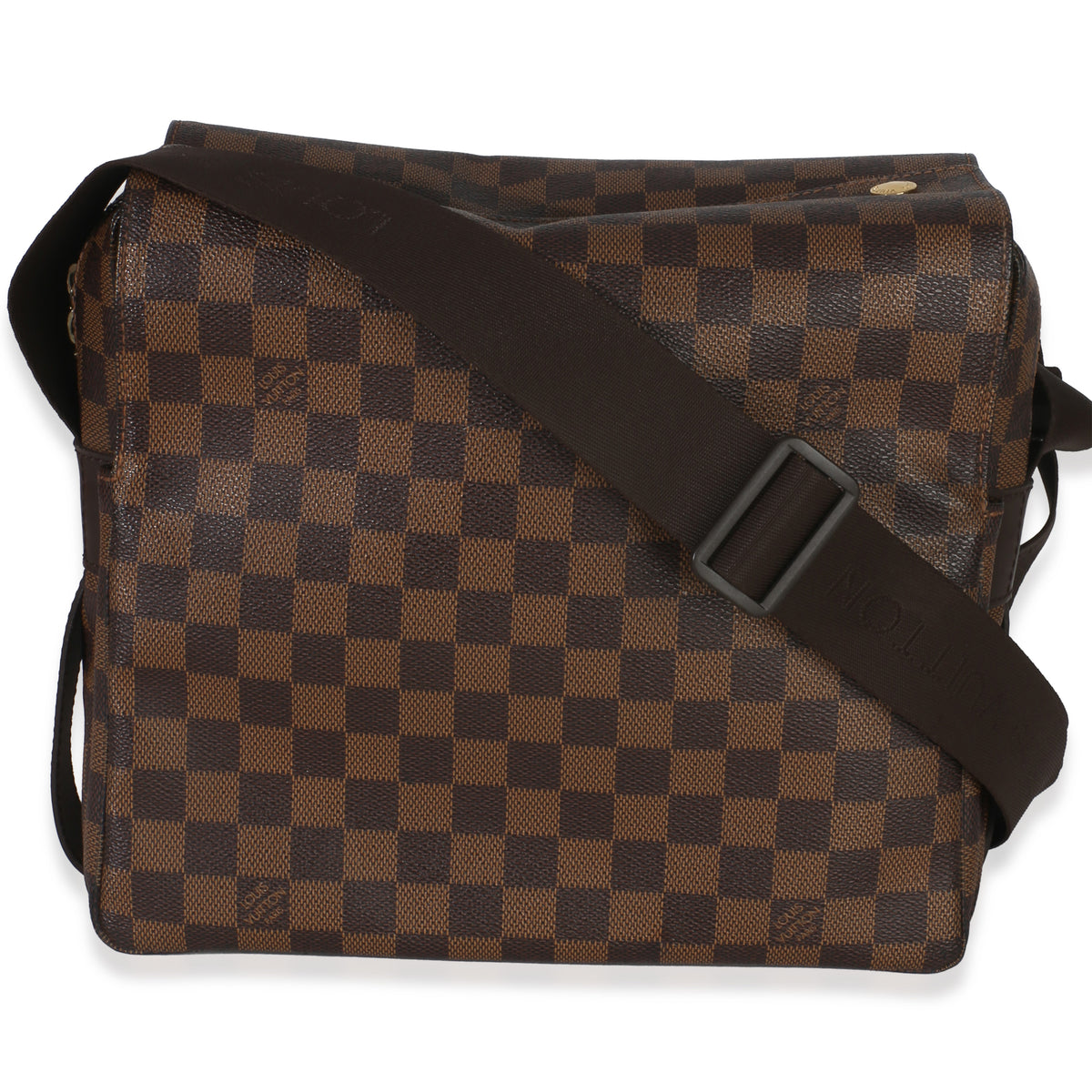 Louis Vuitton Damier Ebene Canvas Naviglio Messenger Bag Handbag bv