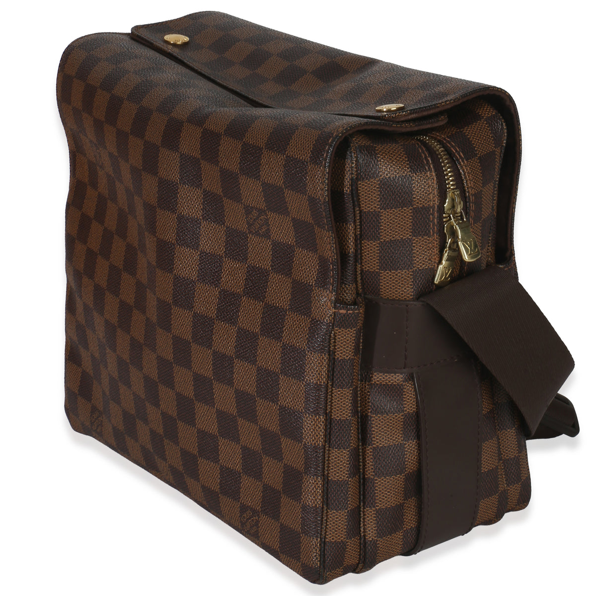 Louis Vuitton Damier Ebene Canvas Naviglio Messenger Bag Handbag sv